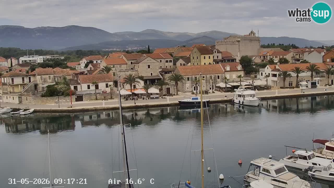 Livecam Hvar Vrboska marina | Île de Hvar | Dalmatia