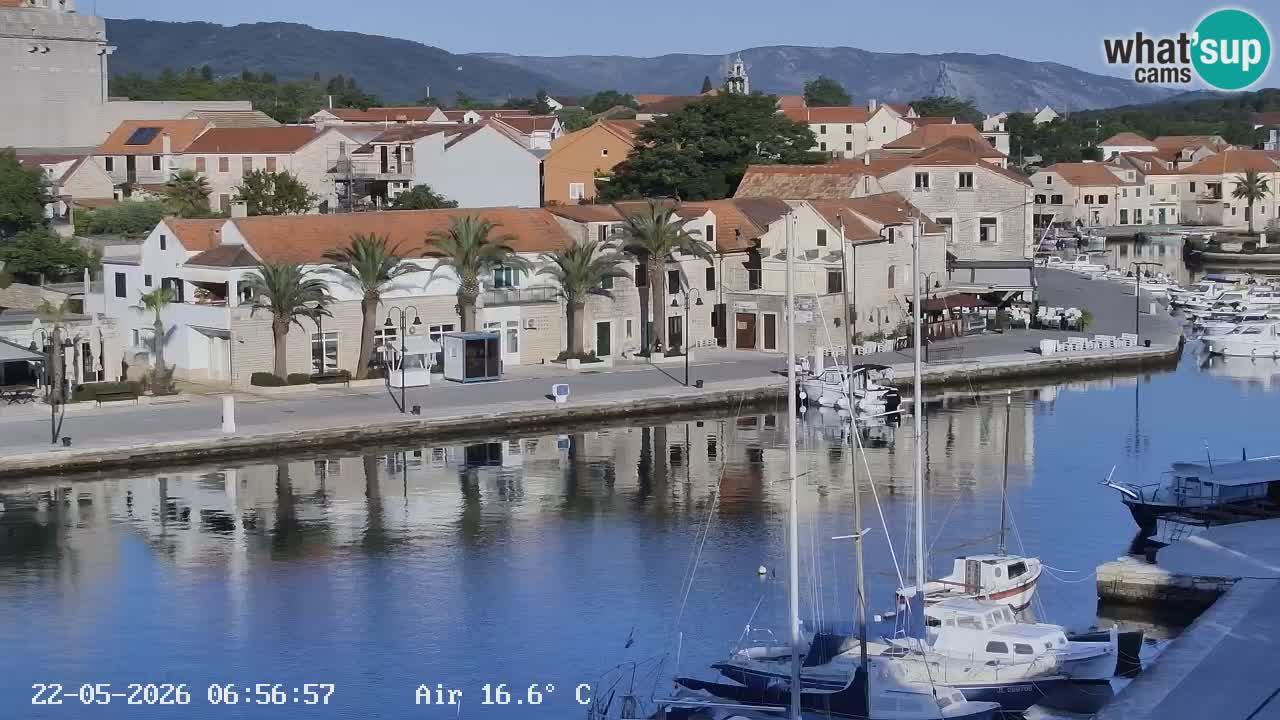 Livecam Vrboska marina | Hvar island | Dalmatia