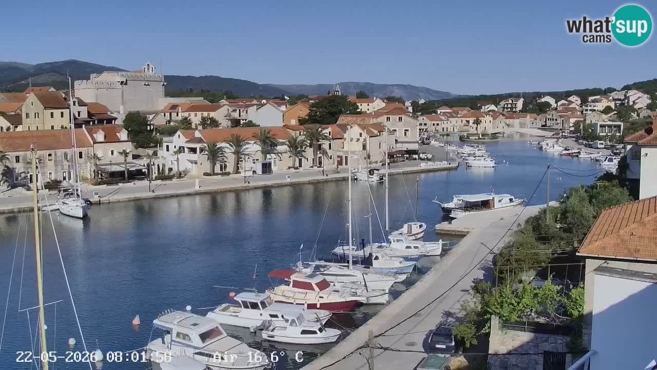 Livecam Hvar Vrboska marina | Île de Hvar | Dalmatia