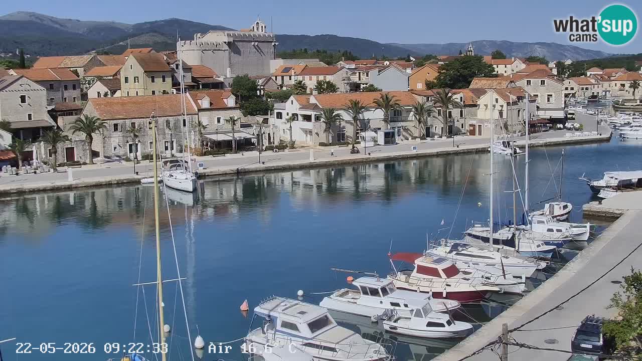 Webcam Hvar Vrboska marina | Dalmazia