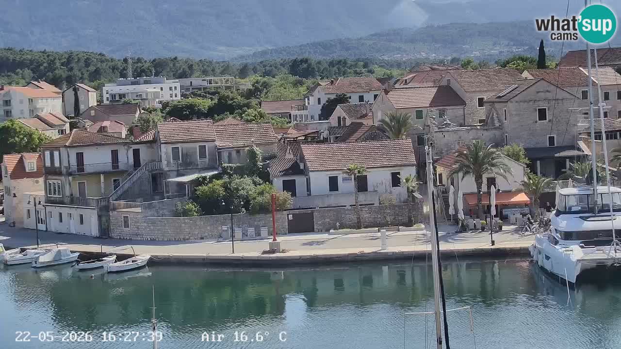 Livecam Vrboska marina | Hvar island | Dalmatia