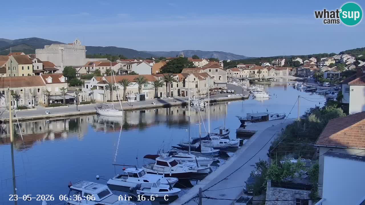 Webcam Hvar Vrboska marina | Dalmazia