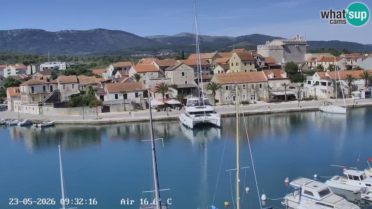 Livecam Vrboska marina | Hvar island | Dalmatia