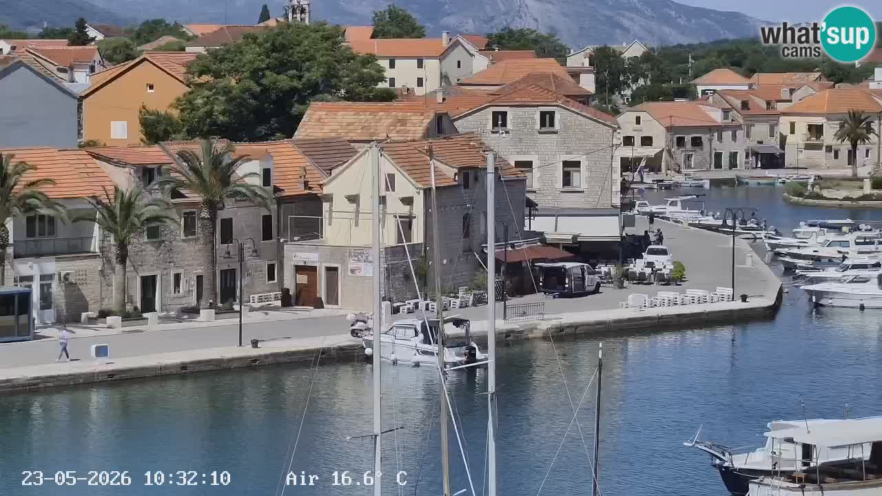 Livecam Hvar Vrboska marina | Île de Hvar | Dalmatia