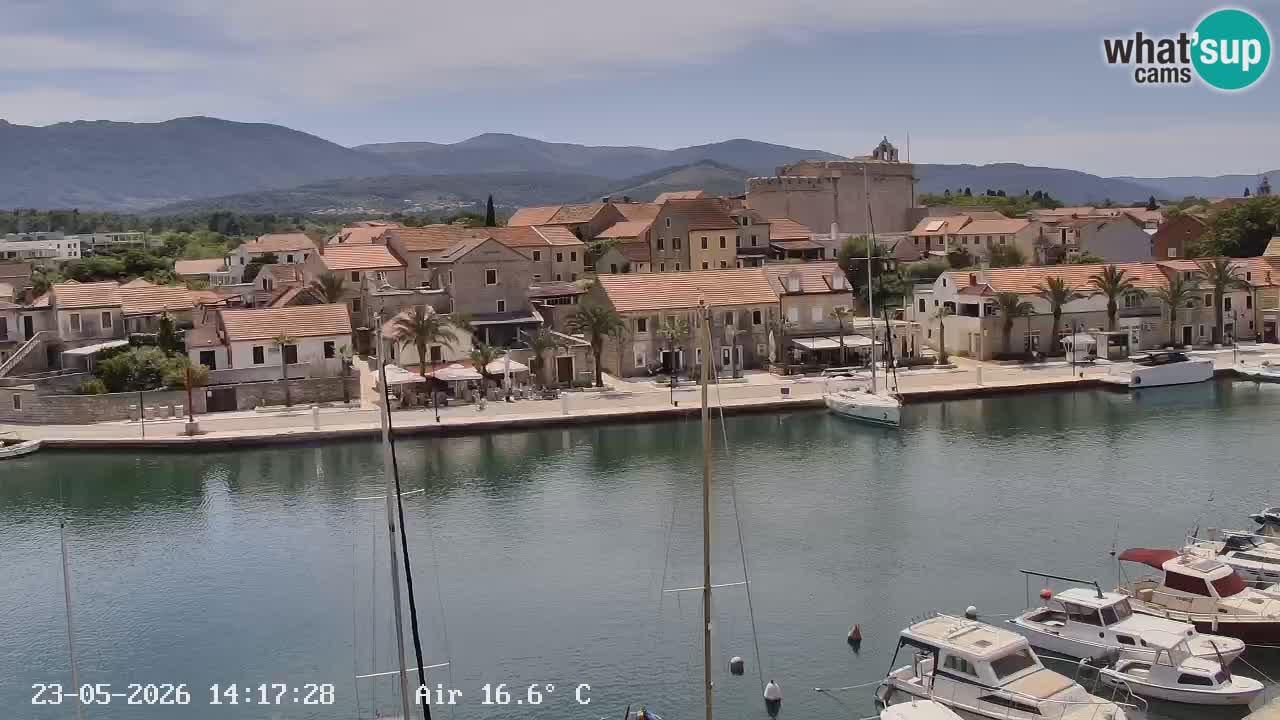 Webcam Vrboska marina | Hvar Insel | Dalmatien