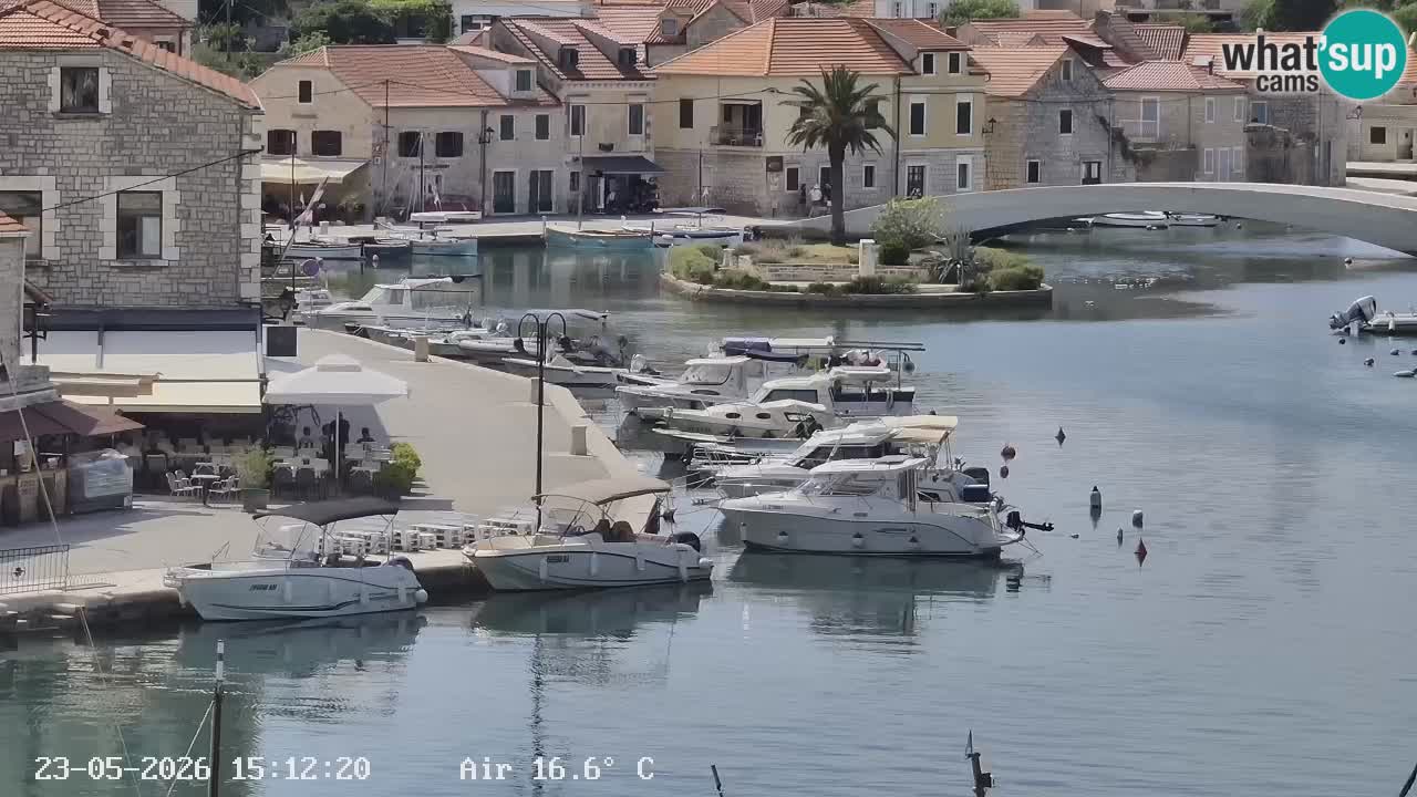Livecam Hvar Vrboska marina | Île de Hvar | Dalmatia