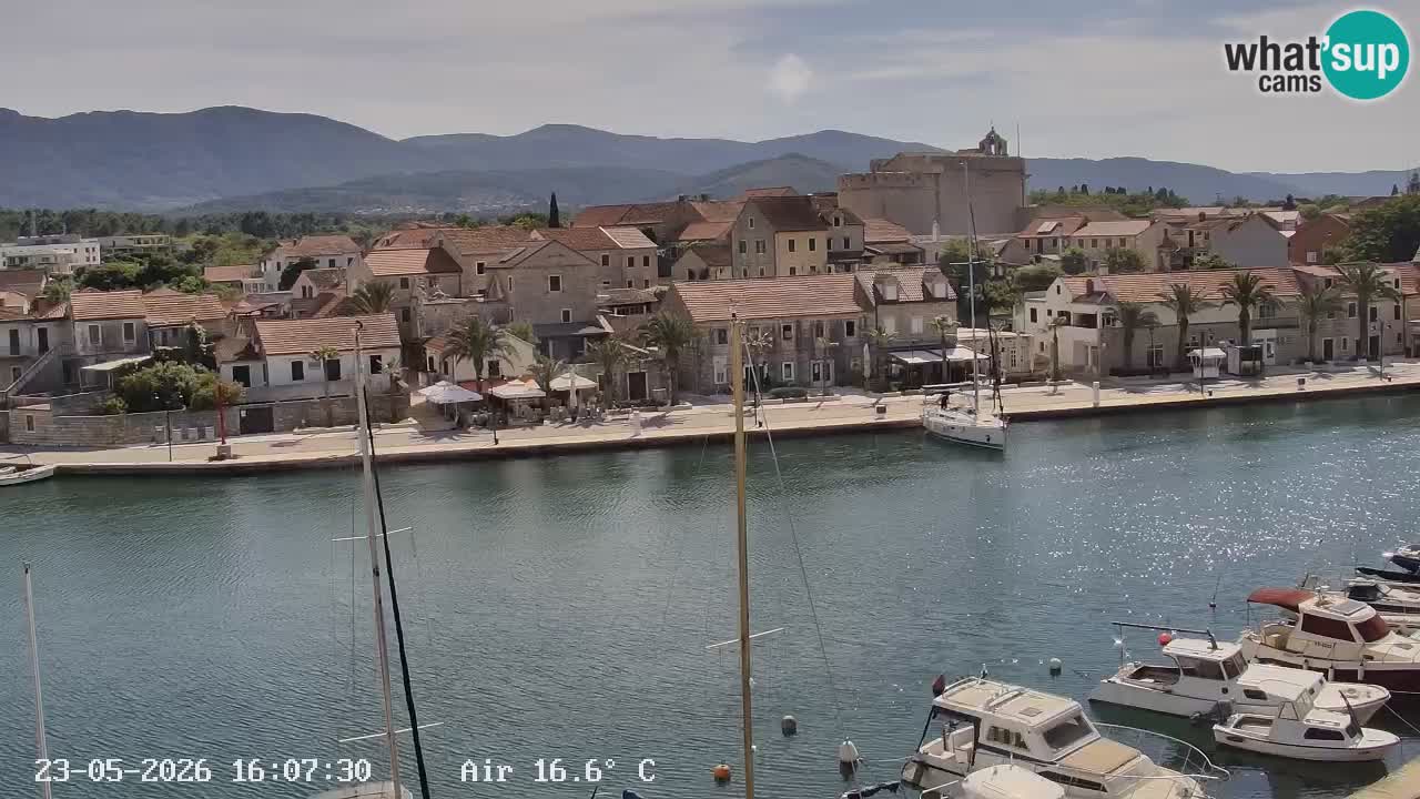 Livecam Hvar Vrboska marina | Île de Hvar | Dalmatia