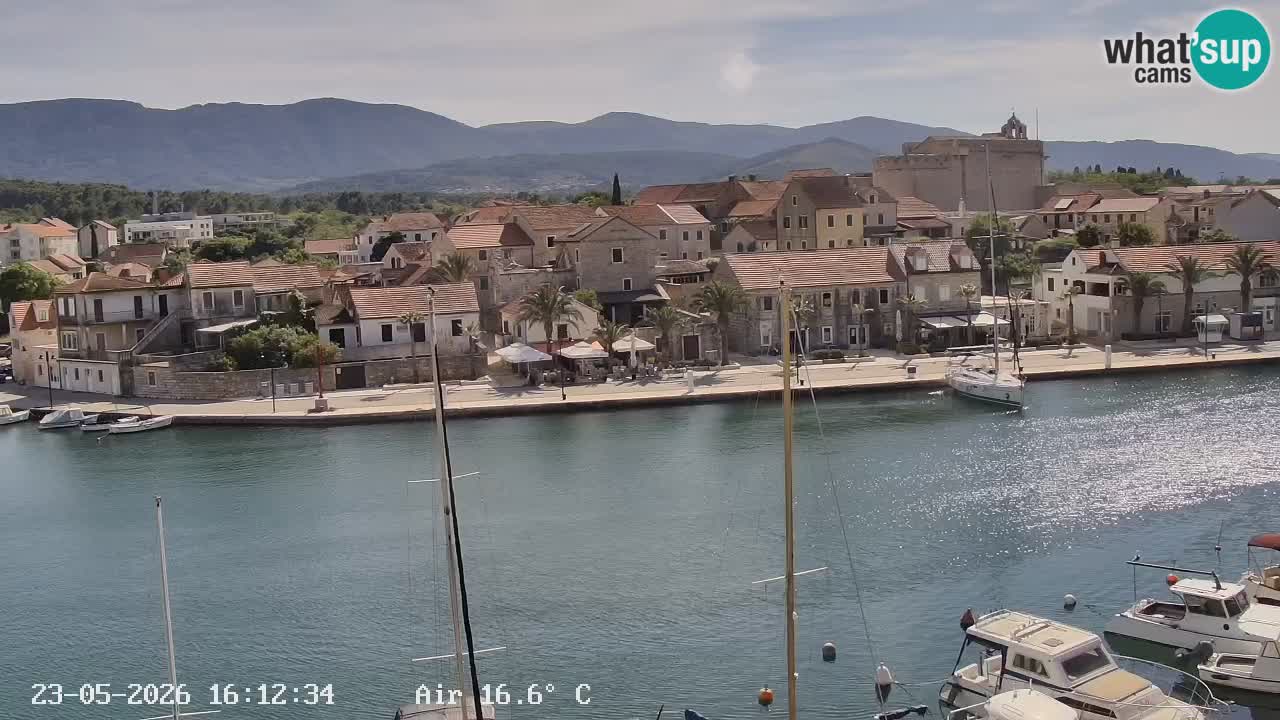 Livecam Vrboska marina | Hvar island | Dalmatia