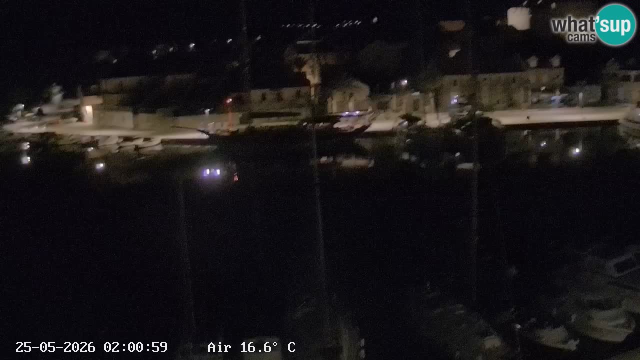 Webcam Vrboska marina | Hvar Insel | Dalmatien