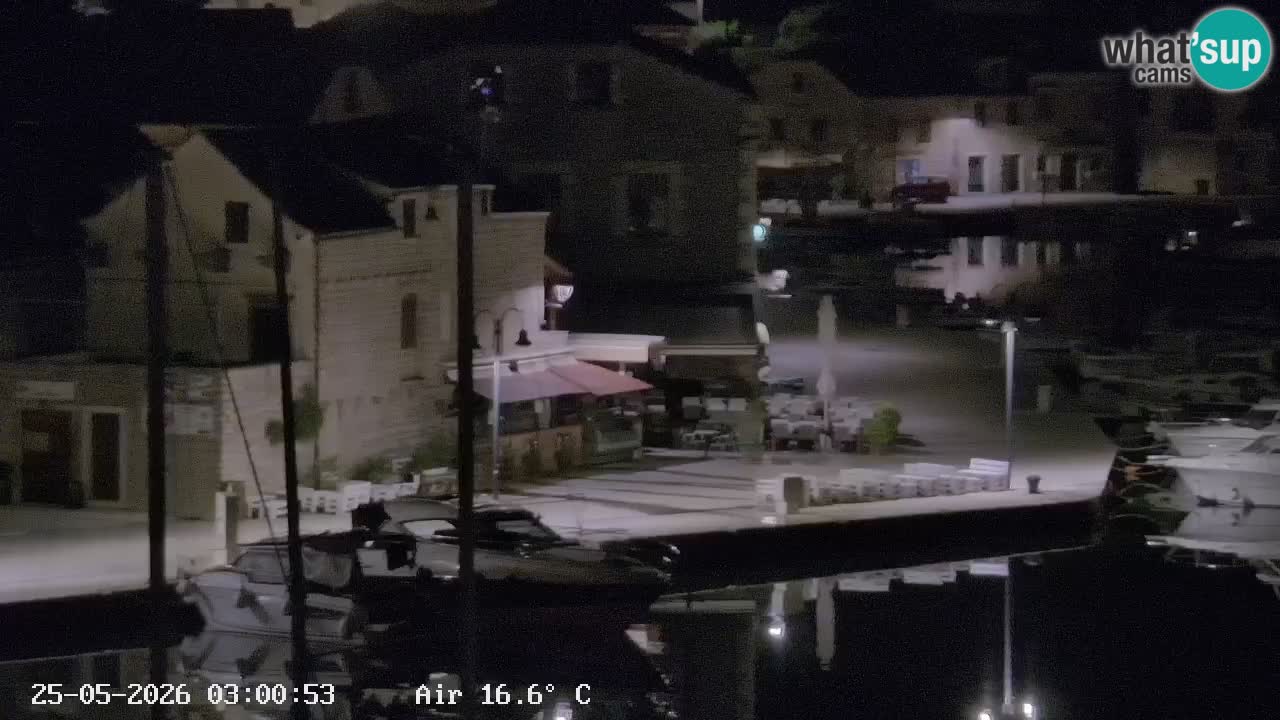 Webcam Vrboska marina | Hvar Insel | Dalmatien