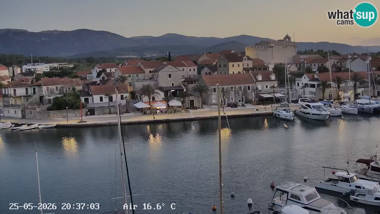 Web kamera Hvar Vrboska marina | otok Hvar | Dalmacija