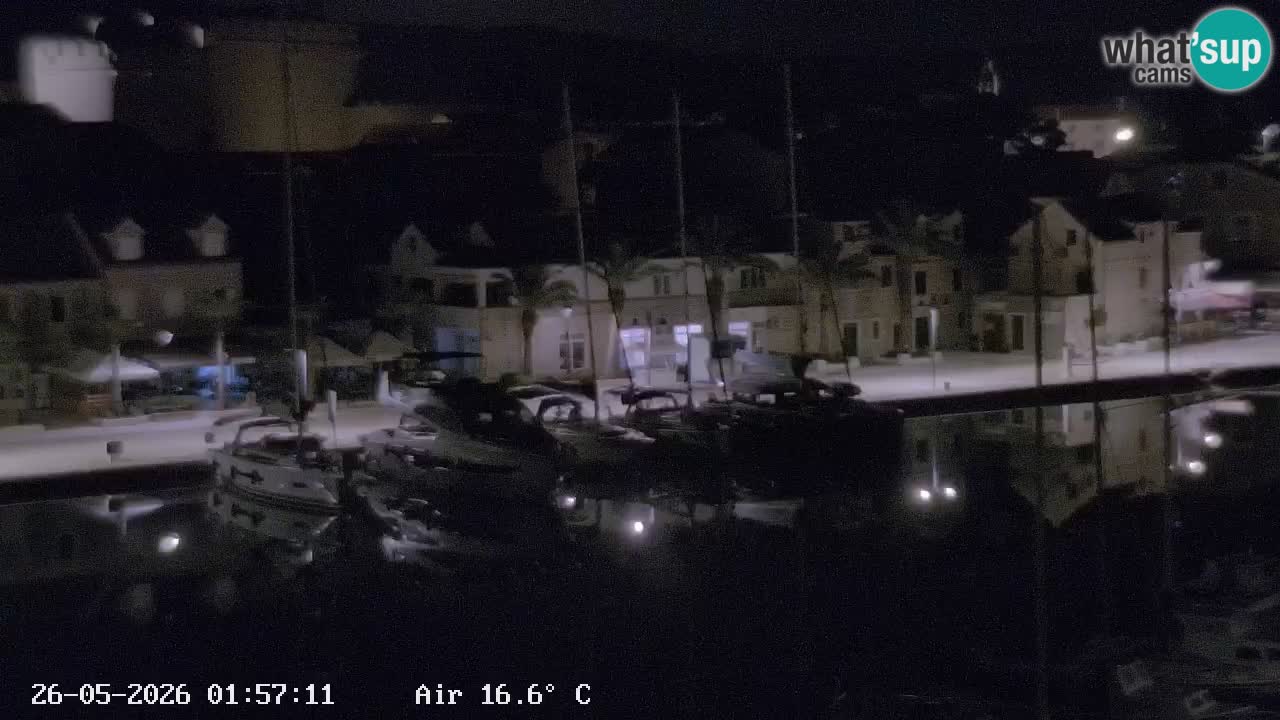 Livecam Vrboska marina | Hvar island | Dalmatia