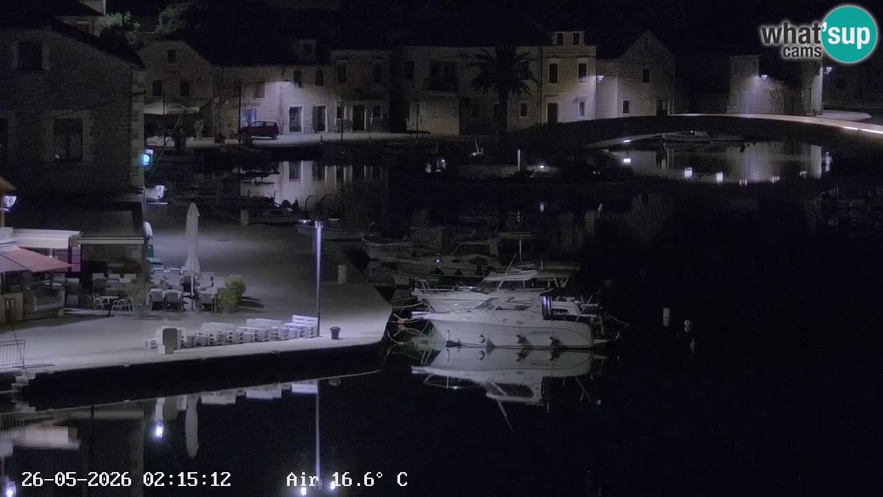 Livecam Hvar Vrboska marina | Île de Hvar | Dalmatia