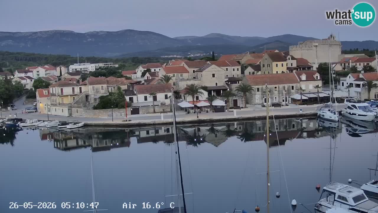 Webcam Vrboska marina | Hvar Insel | Dalmatien