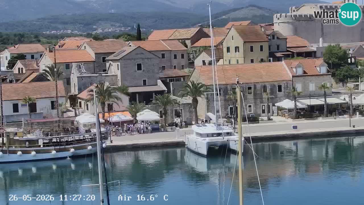 Webcam Vrboska marina | Hvar Insel | Dalmatien