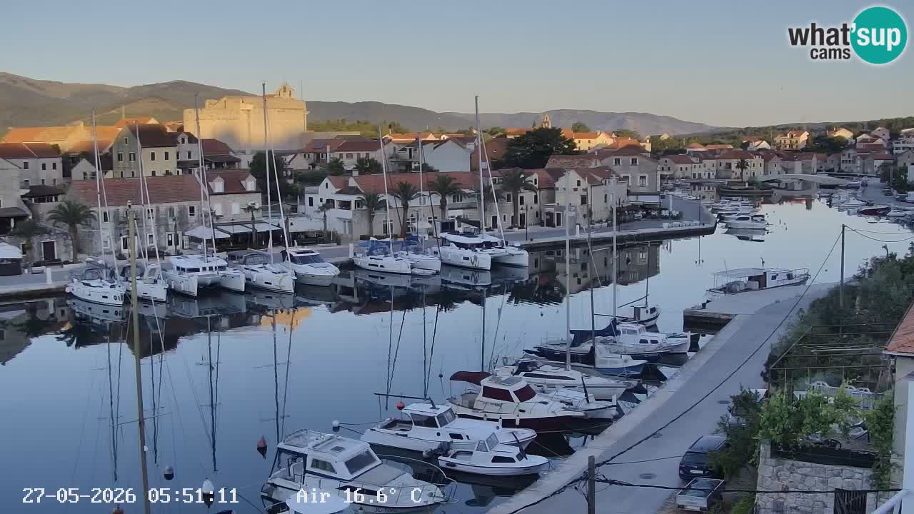 Webcam Vrboska marina | Hvar Insel | Dalmatien