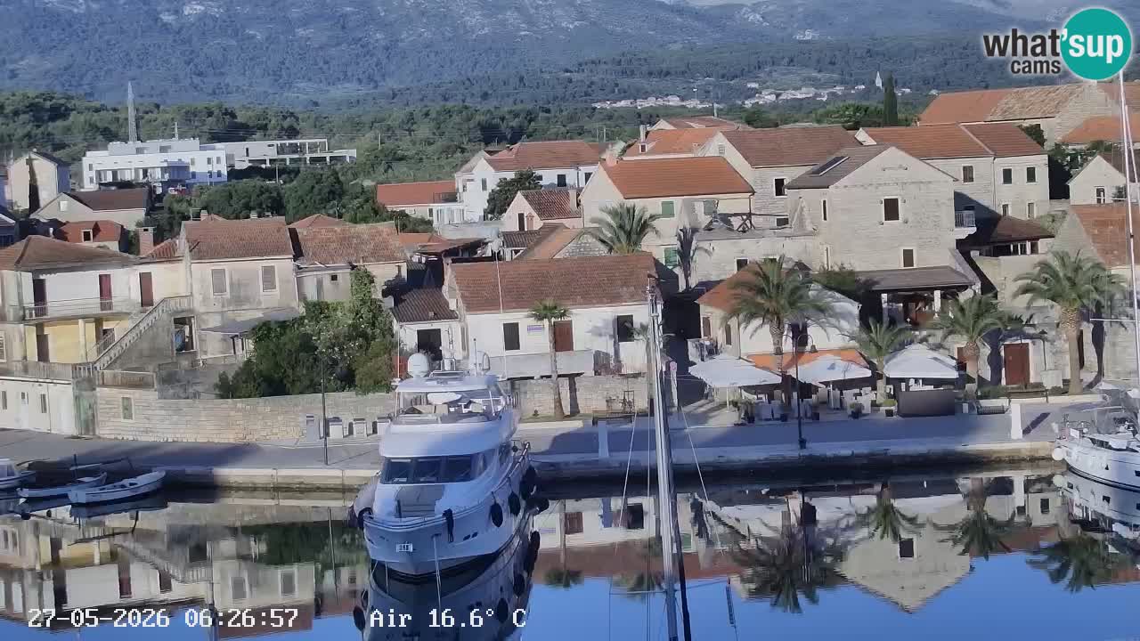 Webcam Hvar Vrboska marina | Dalmazia