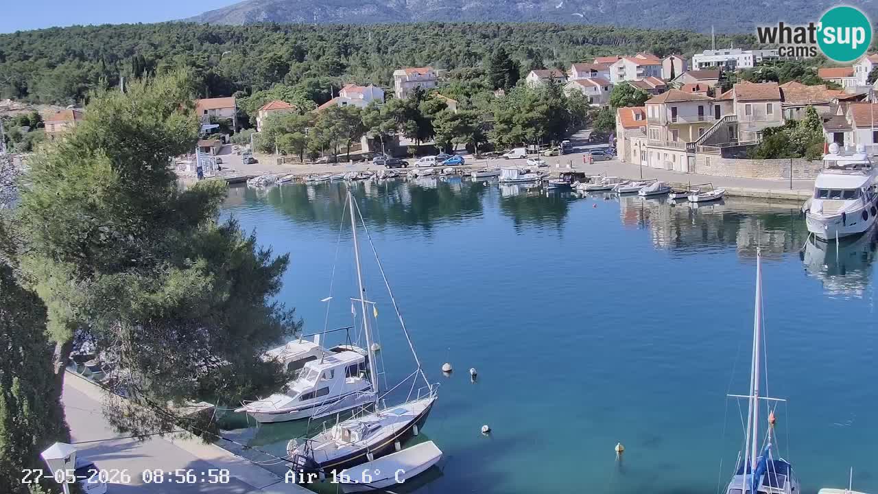 Livecam Vrboska marina | Hvar island | Dalmatia