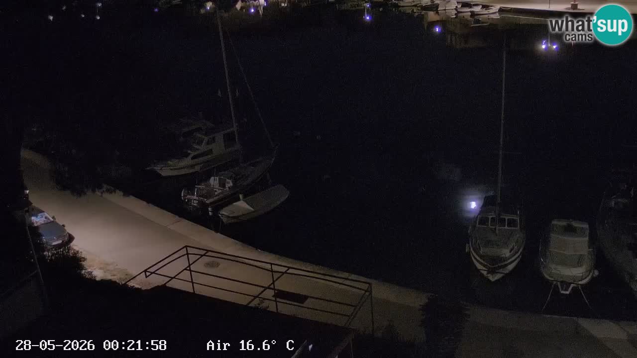 Livecam Hvar Vrboska marina | Île de Hvar | Dalmatia