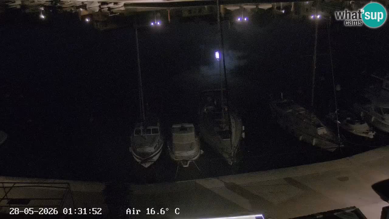 Webcam Hvar Vrboska marina | Dalmazia