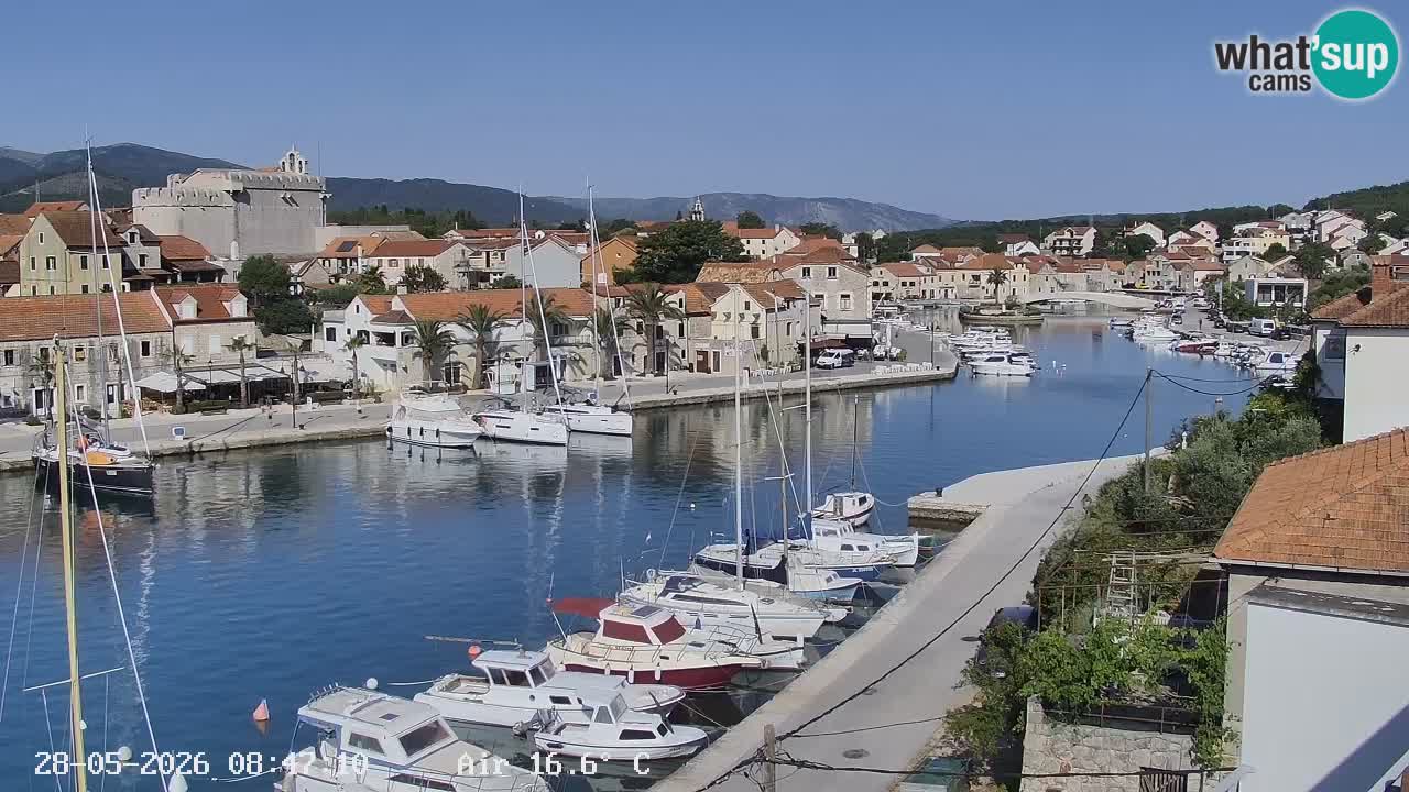 Livecam Vrboska marina | Hvar island | Dalmatia