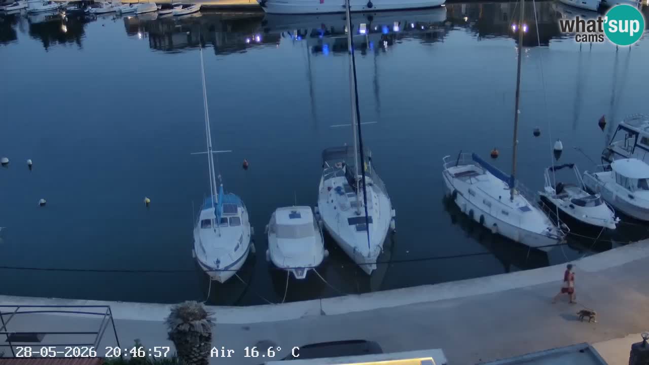 Livecam Hvar Vrboska marina | Île de Hvar | Dalmatia