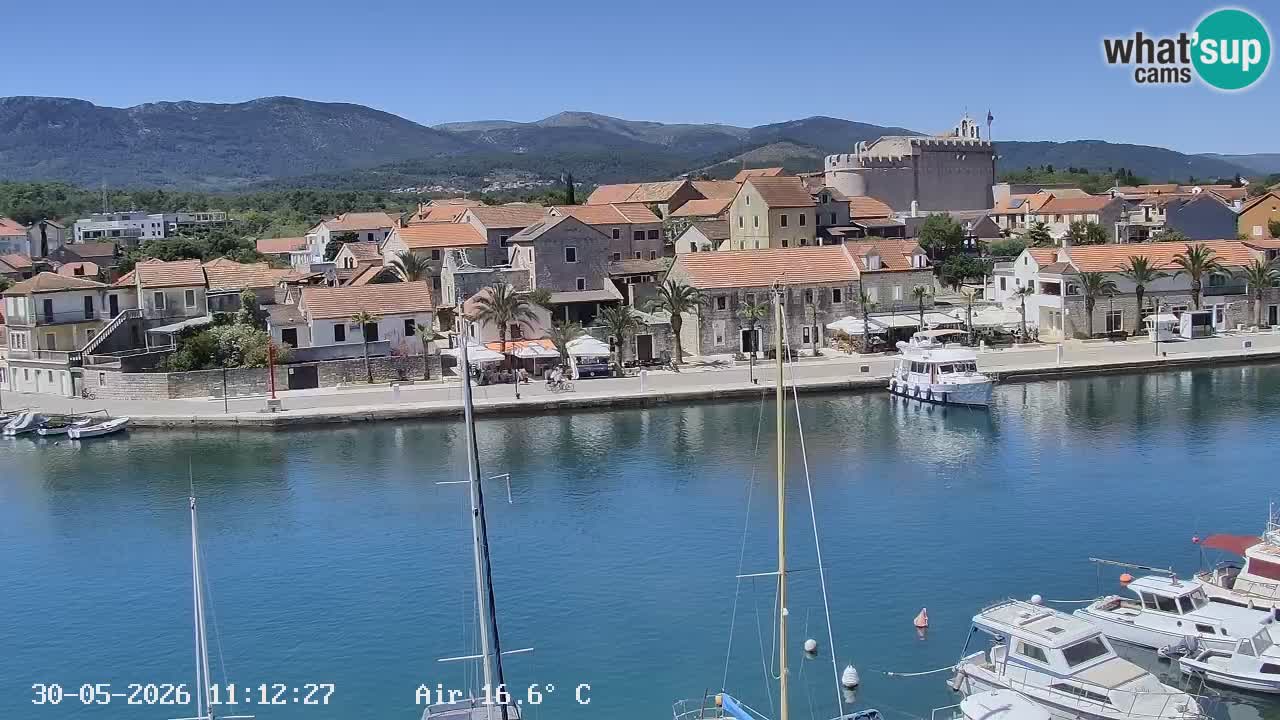 Livecam Hvar Vrboska marina | Île de Hvar | Dalmatia