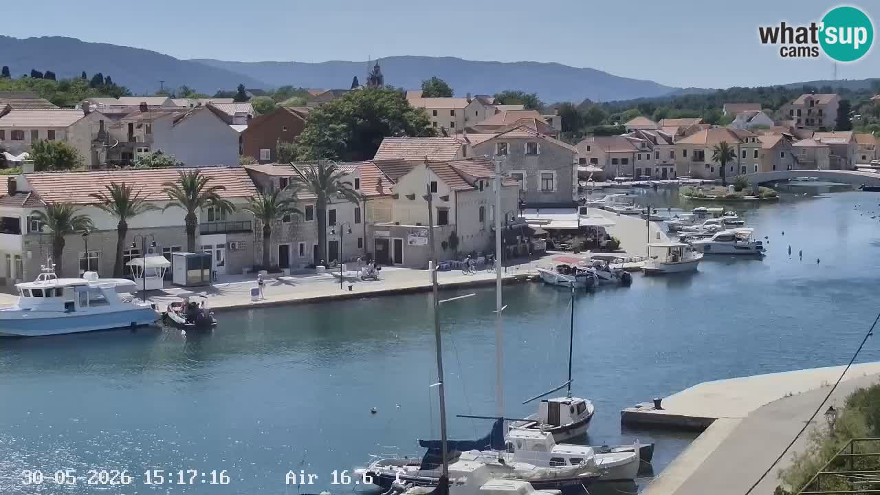 Webcam Hvar Vrboska marina | Dalmazia