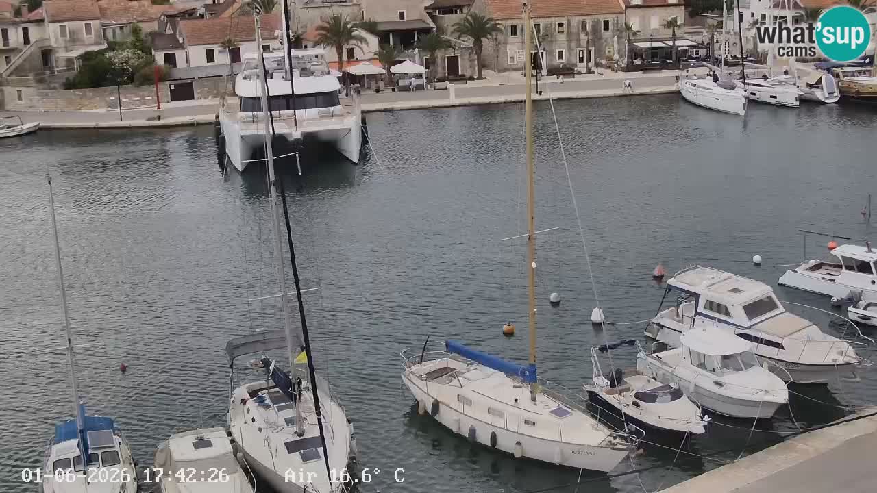 Webcam Hvar Vrboska marina | Dalmazia