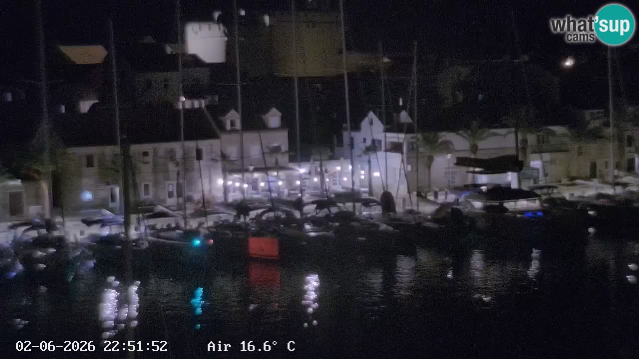 Livecam Hvar Vrboska marina | Île de Hvar | Dalmatia