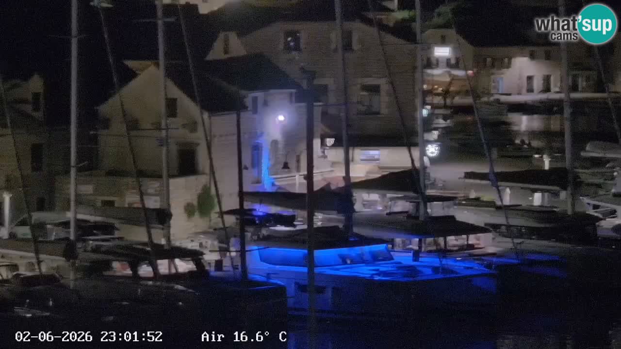 Webcam Hvar Vrboska marina | Dalmazia