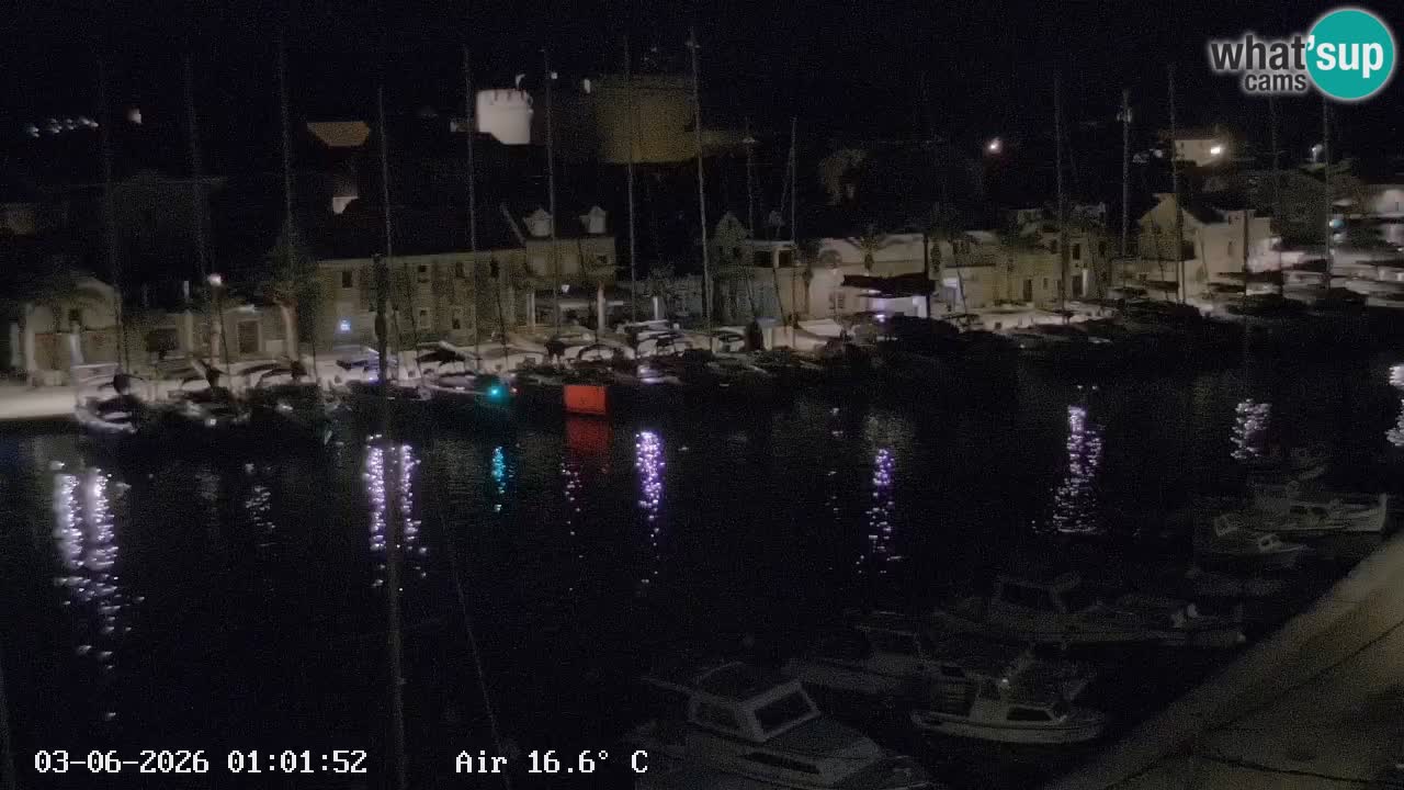 Webcam Vrboska marina | Hvar Insel | Dalmatien