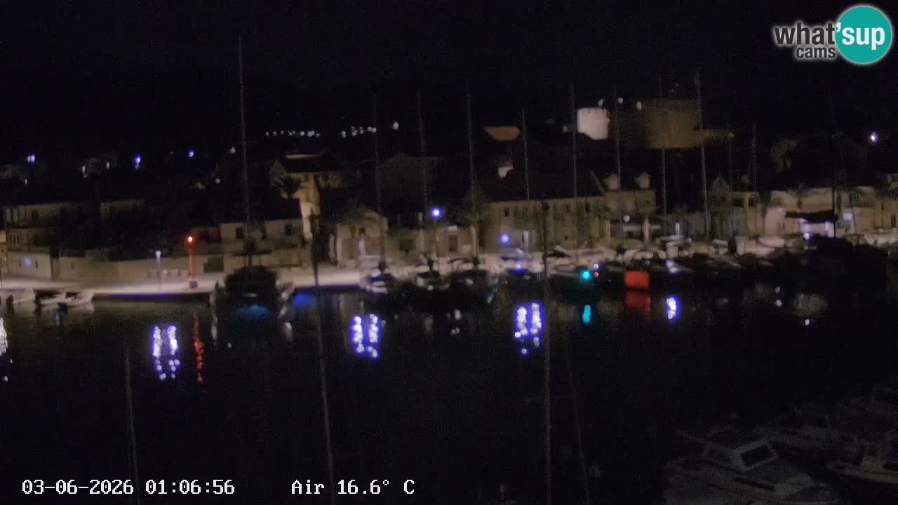 Webcam Vrboska marina | Hvar Insel | Dalmatien