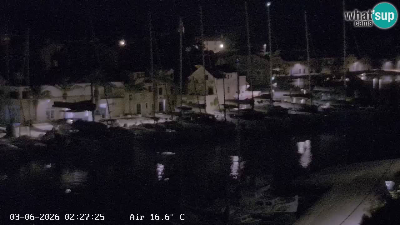 Webcam Hvar Vrboska marina | Dalmazia