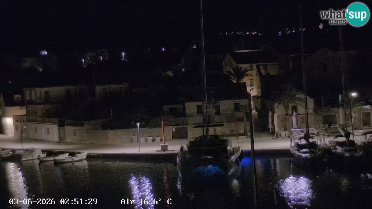 Webcam Vrboska marina | Hvar Insel | Dalmatien
