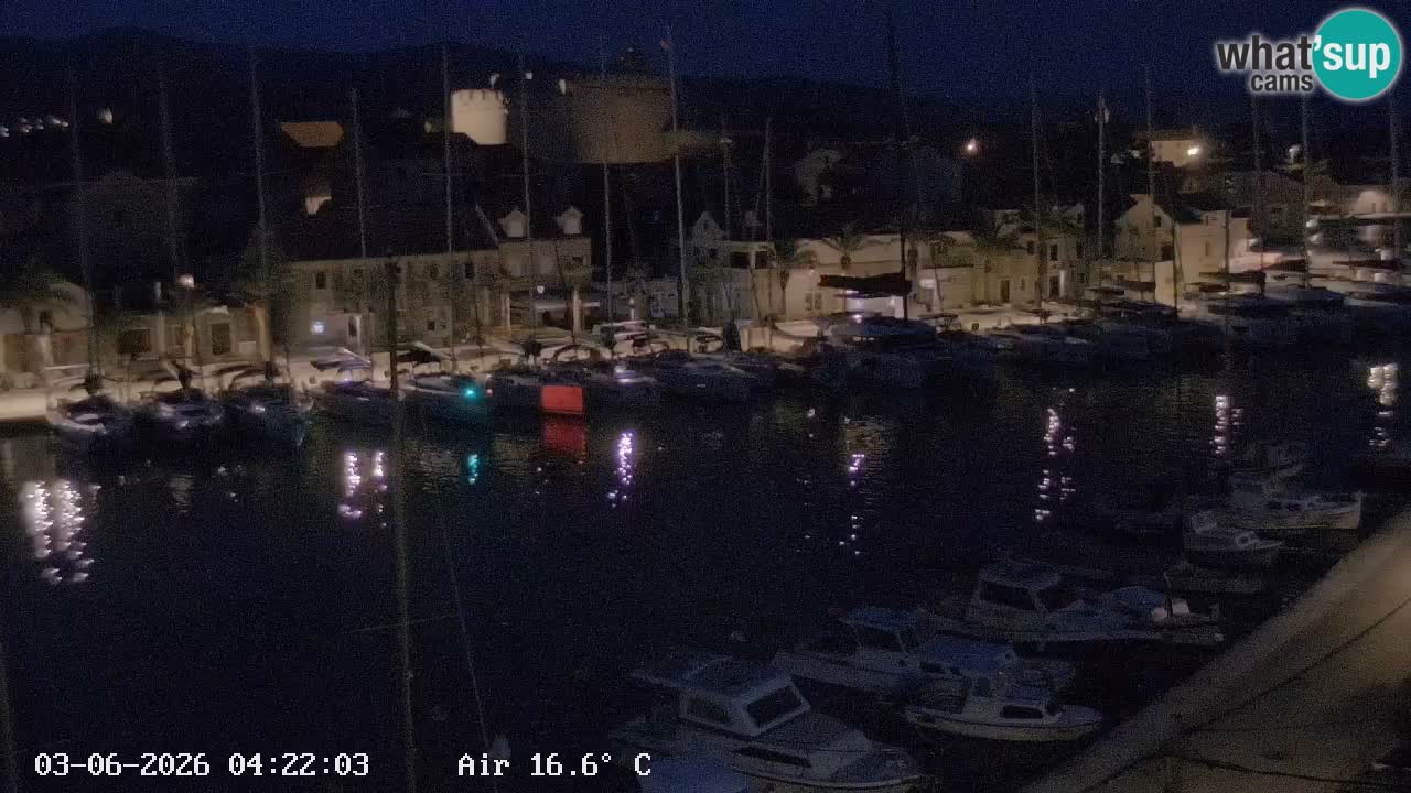 Livecam Hvar Vrboska marina | Île de Hvar | Dalmatia