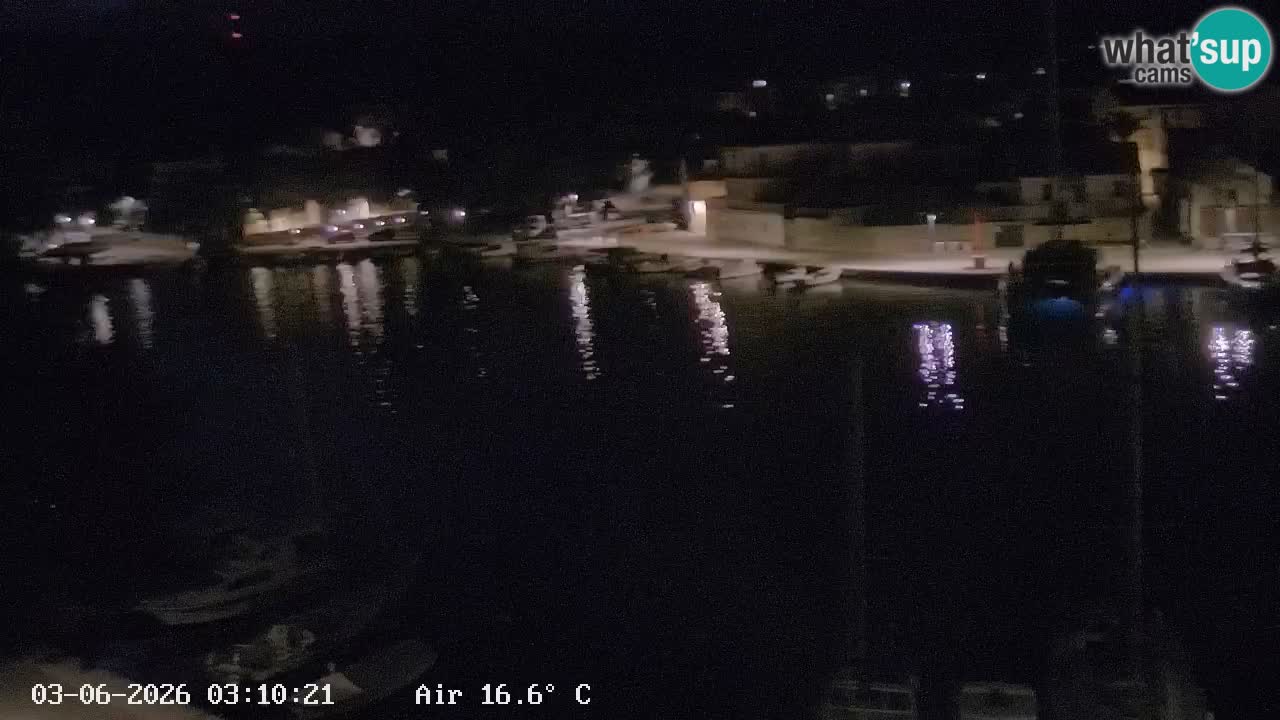 Webcam Hvar Vrboska marina | Dalmazia