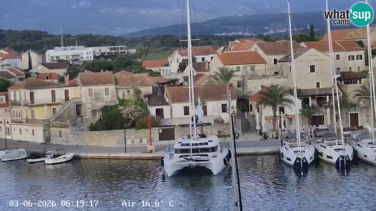Webcam Hvar Vrboska marina | Dalmazia