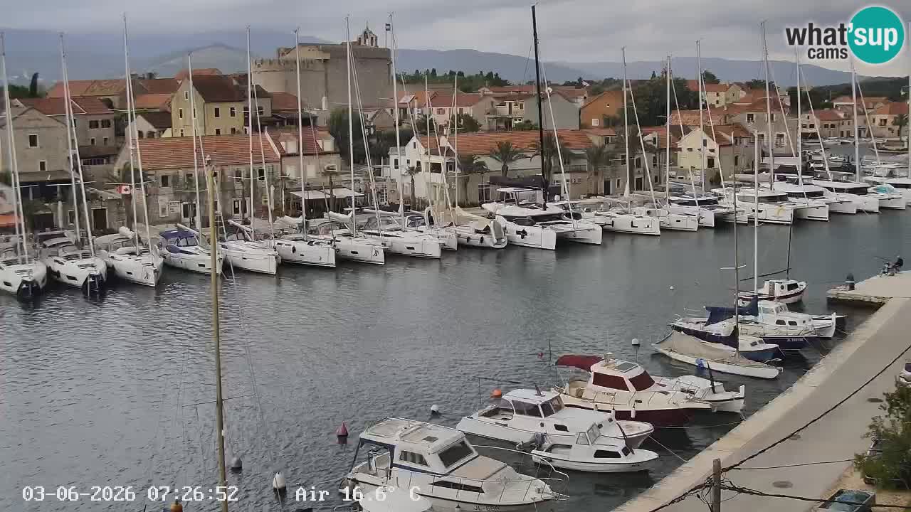 Webcam Hvar Vrboska marina | Dalmazia