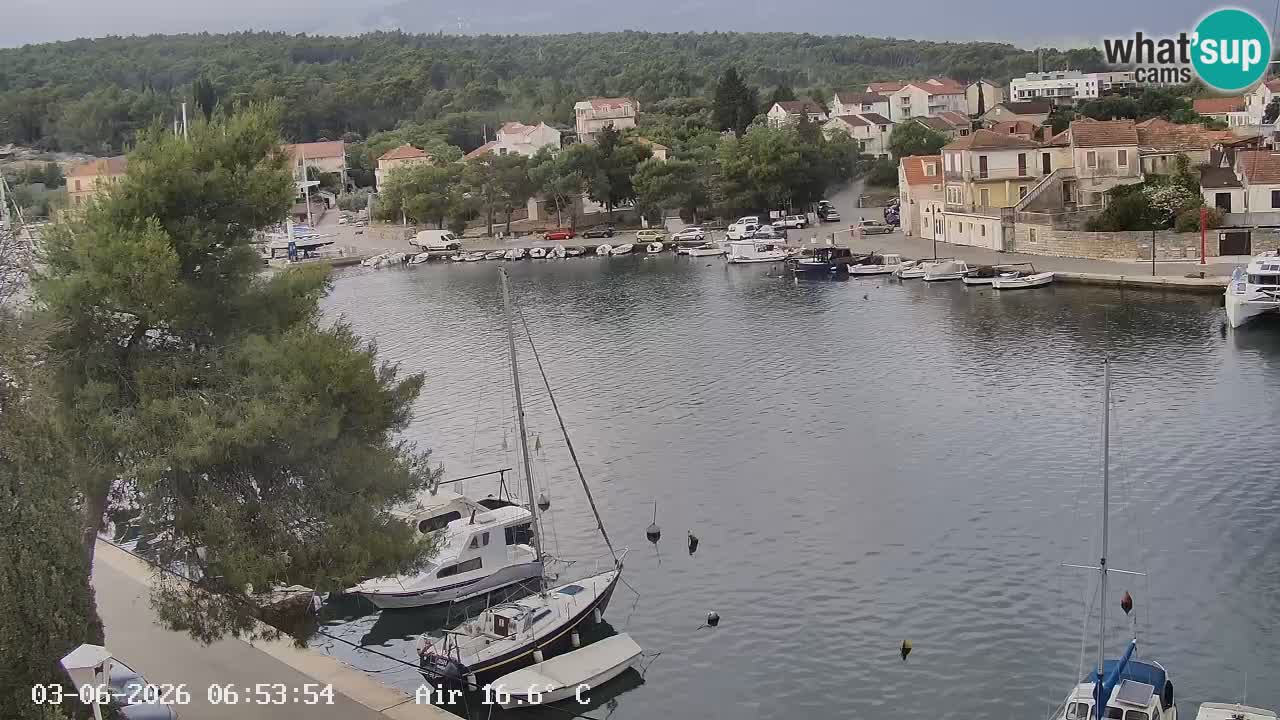 Livecam Hvar Vrboska marina | Île de Hvar | Dalmatia