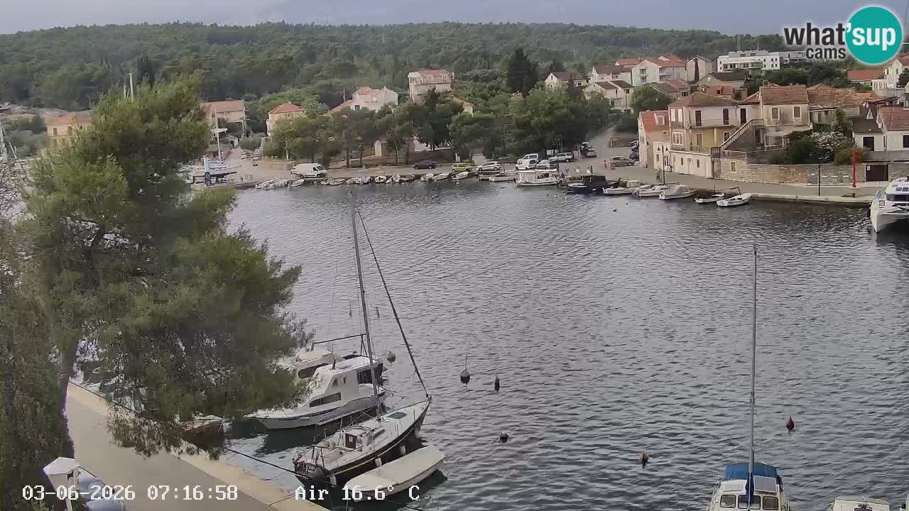 Webcam Hvar Vrboska marina | Dalmazia