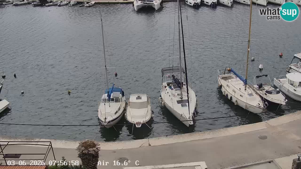 Webcam Vrboska marina | Hvar Insel | Dalmatien