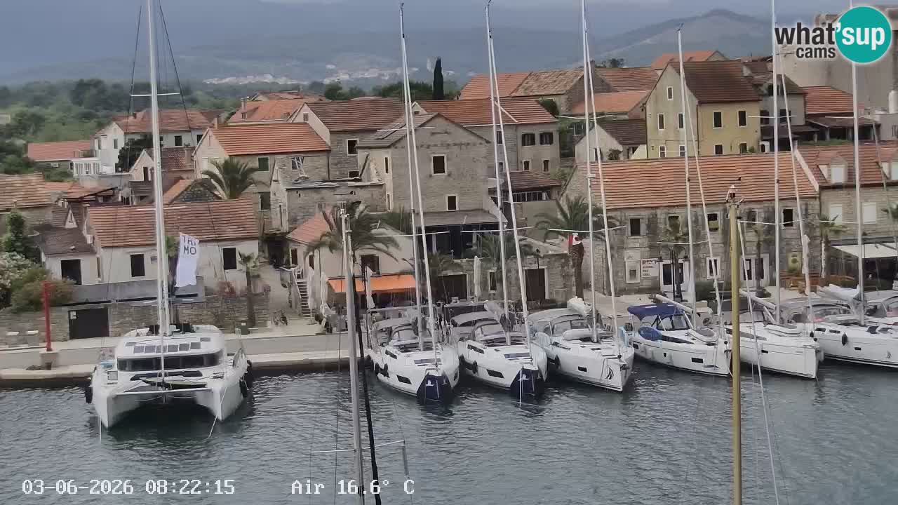 Livecam Vrboska marina | Hvar island | Dalmatia