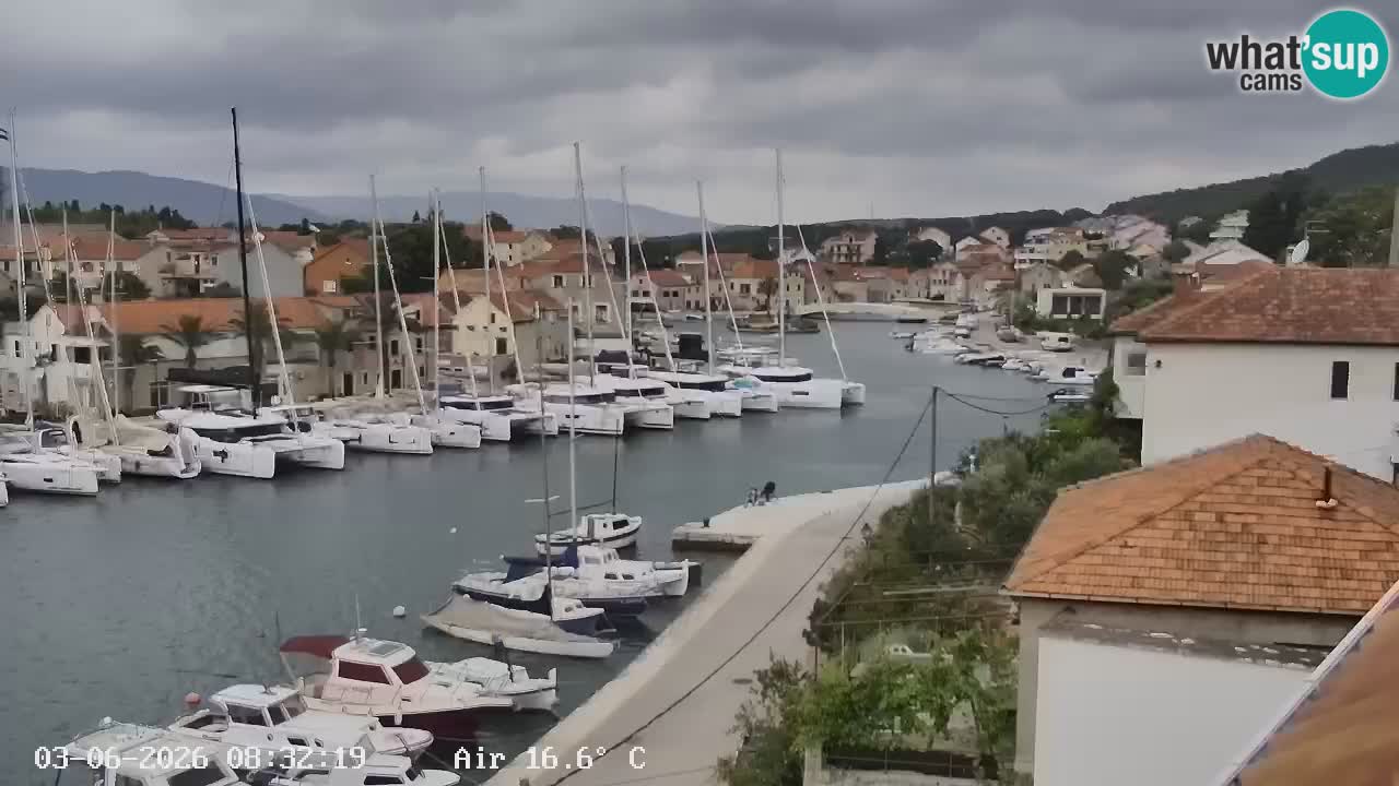Livecam Hvar Vrboska marina | Île de Hvar | Dalmatia