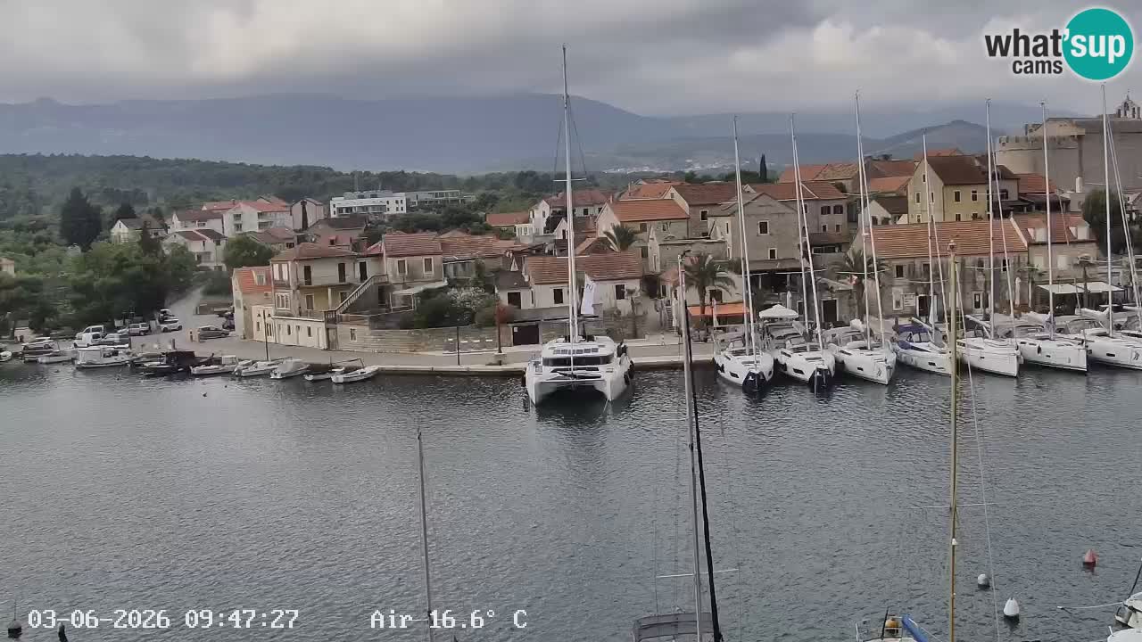 Livecam Vrboska marina | Hvar island | Dalmatia