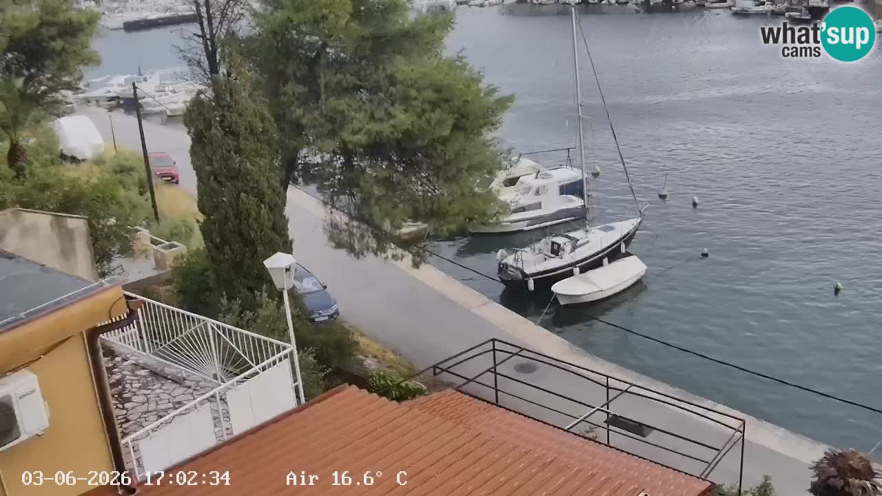 Livecam Vrboska marina | Hvar island | Dalmatia