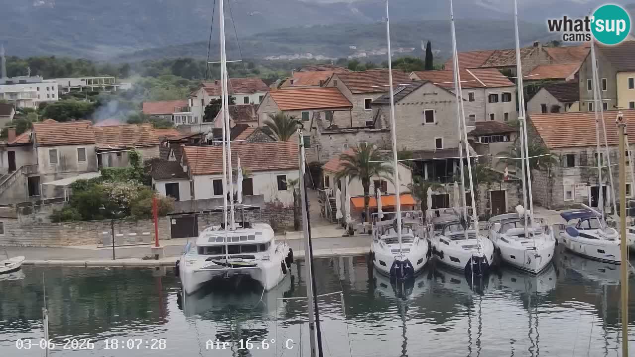 Webcam Hvar Vrboska marina | Dalmazia
