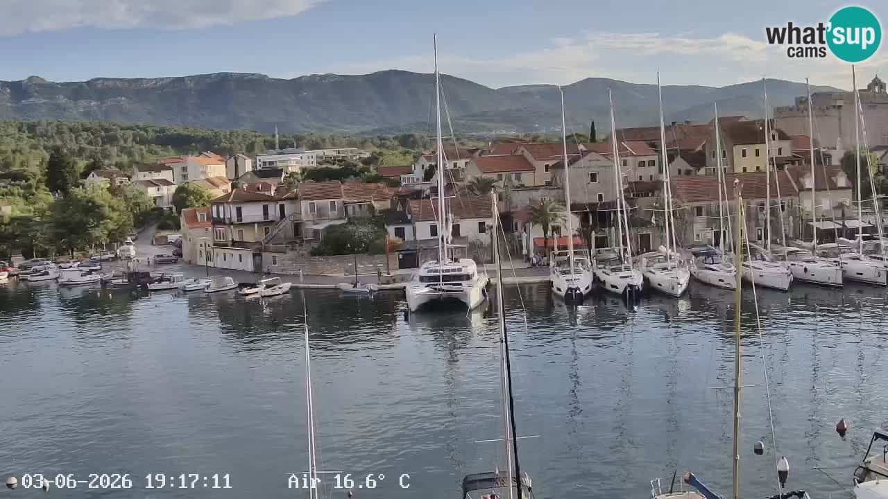 Webcam Hvar Vrboska marina | Dalmazia