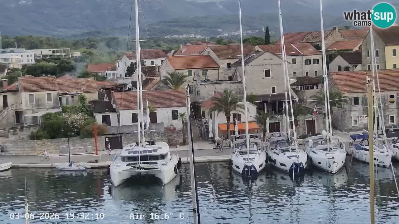 Livecam Vrboska marina | Hvar island | Dalmatia