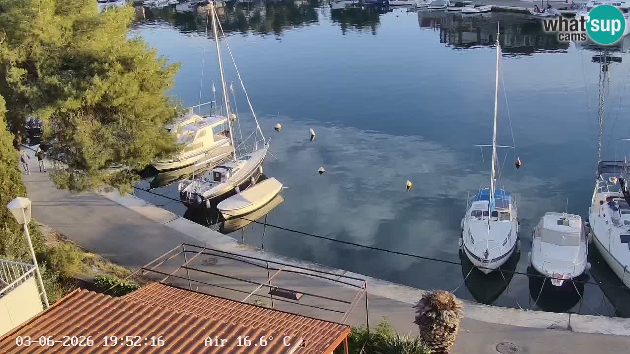 Webcam Vrboska marina | Hvar Insel | Dalmatien